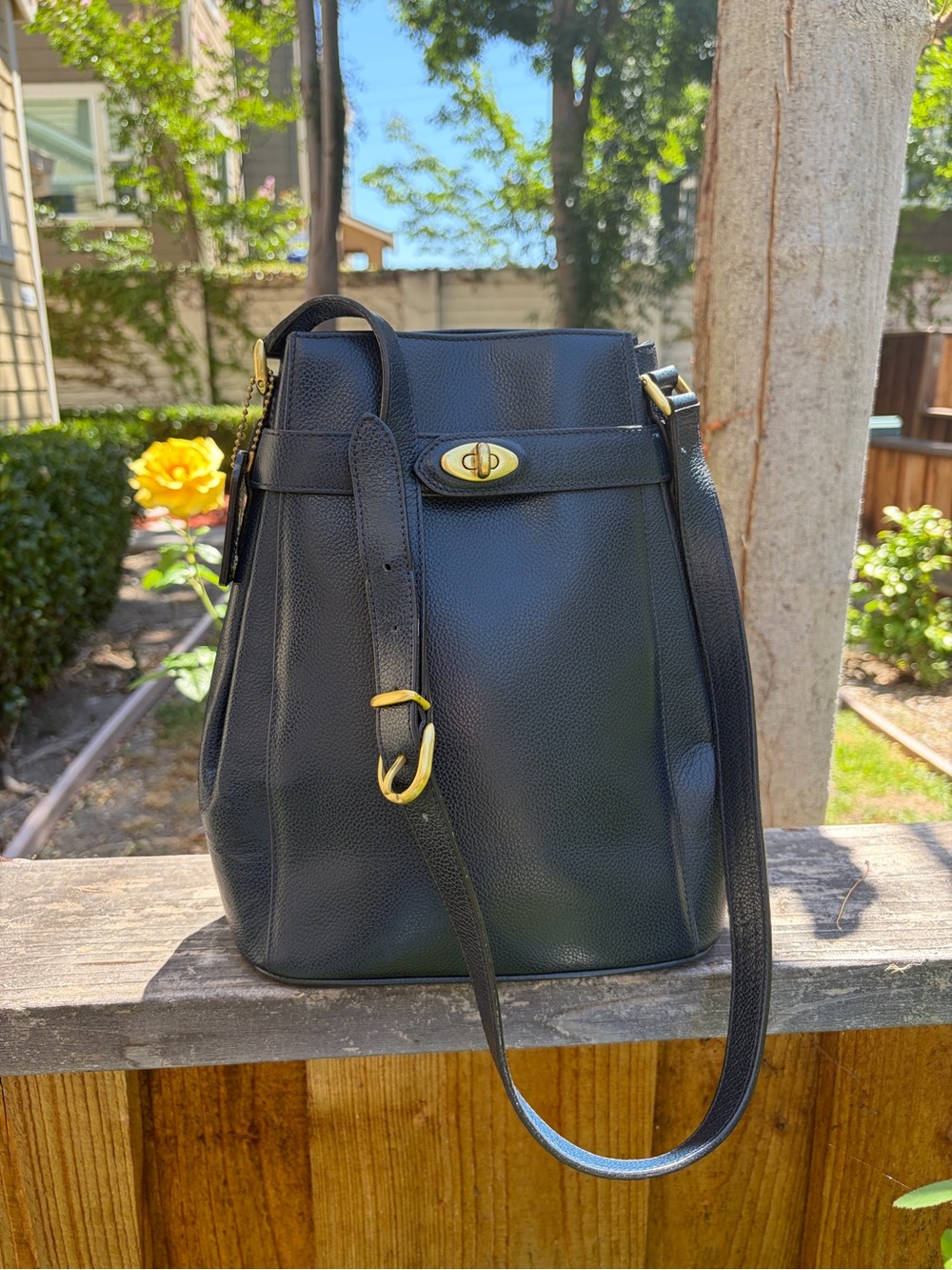 Coach Madison Deauville Bucket Bag made in Italy